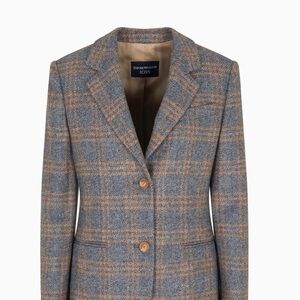 Emporio Armani Women's Classic Plaid Blazer